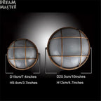 Vintage Bronze Kitchen Ceiling Lamp with E27 Socket Explosion-Proof Industrial Lighting