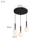 Glass Ball LED Pendant Light: Nordic Modern, Single Head, Creative Design