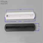 Surface Mount Track Light Adapter | Black/White Mini Track Base for Ceiling Light