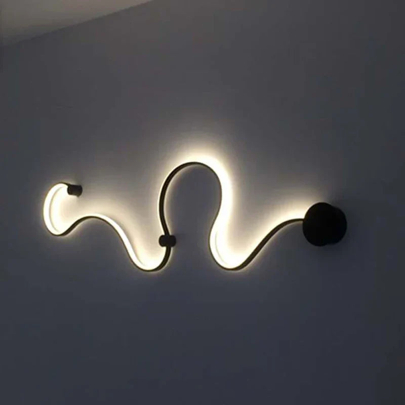 Wave Design LED Chandelier for Dining Room and Living Room Lighting