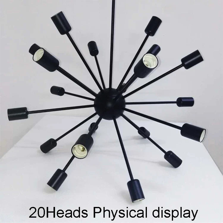 Sputnik Pendant Lamp 12-20 Head Vintage Industrial Loft Restaurant Bar Lights