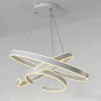 Geometry Circle Rings LED Pendant Light for Living Room Dining Room