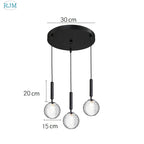 Glass Ball LED Pendant Light: Nordic Modern, Single Head, Creative Design