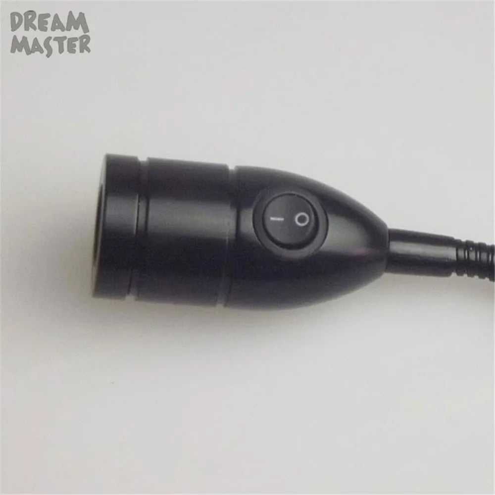 LED Wall Lamp 3W Adjustable Reading Light Bedside Mirror Long Gooseneck