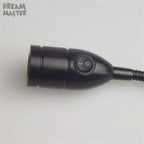 LED Wall Lamp 3W Adjustable Reading Light Bedside Mirror Long Gooseneck