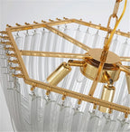 Art Glass Tube Pendant Chandelier Dining Room Hanging Lamp