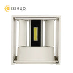 Modern Cube Adjustable 6W LED Wall Lamp Outdoor Waterproof Aluminum Garden Light Sconce