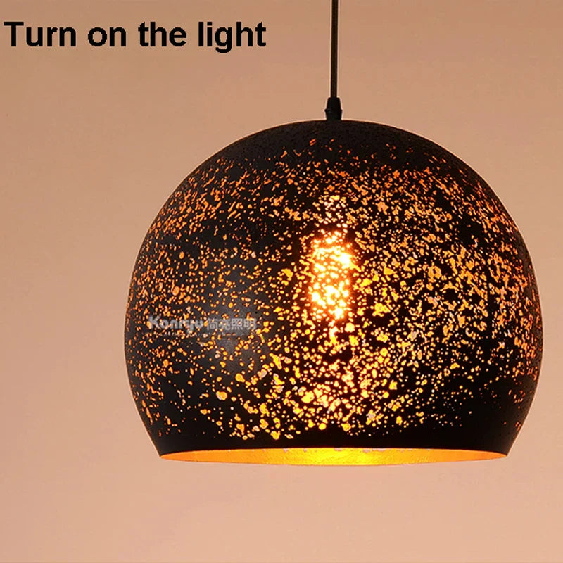 Retro Industrial Pendant Light for Café Bar Restaurant - Nordic Loft Design