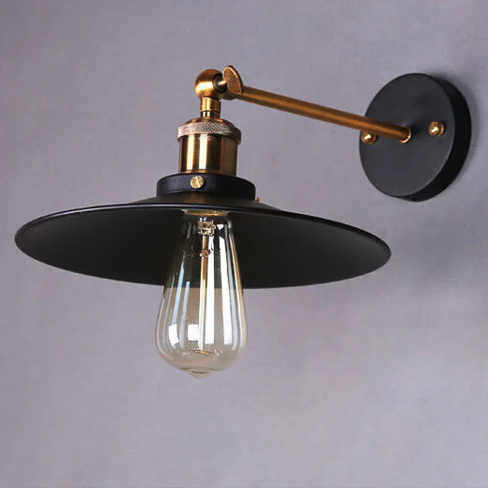 Retro Industrial LED Wall Light for Loft Bar Bathroom Decor
