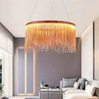 Modern Villa Art Chain Chandelier for Bedroom, Living Room, Restaurant