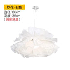 White Yarn Pendant Lights - Romantic Nordic Luminaria for Bedroom and Wedding Room