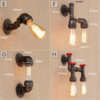 Rustic Edison Bulb Wall Sconces for Home Lighting Fixture