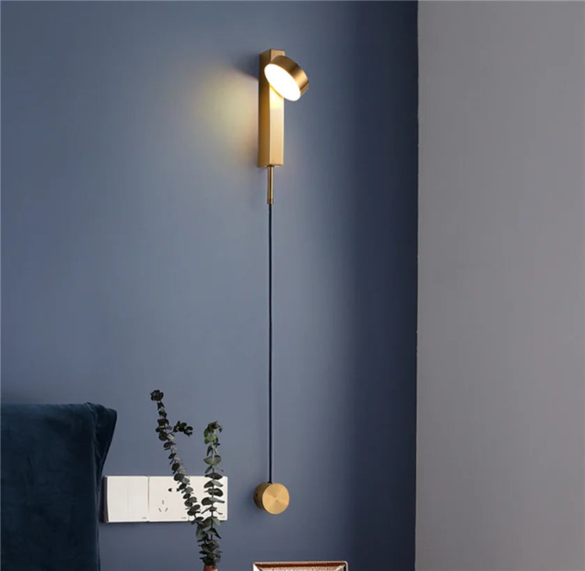 Dimmable T Style Wall Light Sconce for Living Room and Bedroom