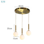 Glass Ball LED Pendant Light: Nordic Modern, Single Head, Creative Design