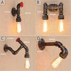 Rustic Edison Bulb Wall Sconces for Home Lighting Fixture