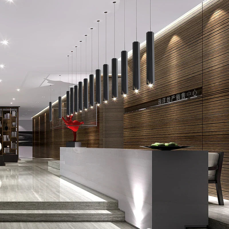 Hexagonal Nordic Chandelier: Modern & Creative Industrial Dining Room Lighting