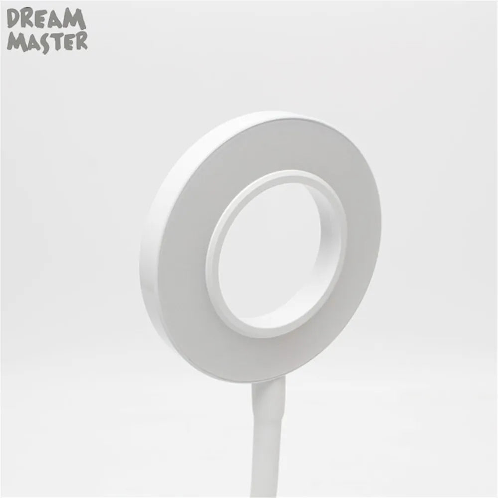 Dimmable LED Wall Lamp for Bedside Reading, USB Powered, Gooseneck Bedroom Light