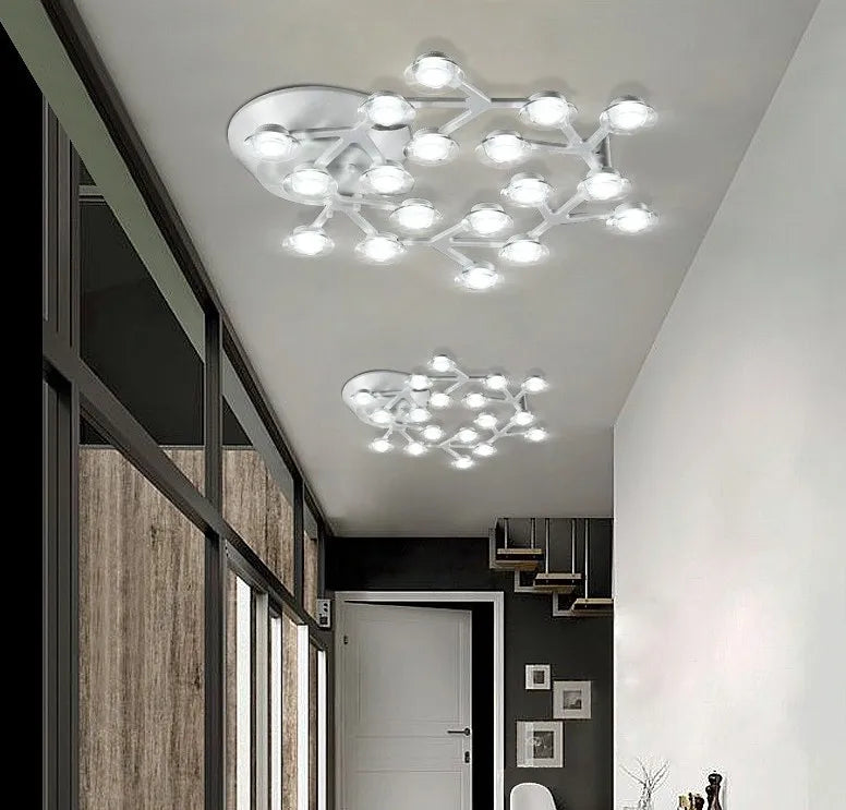 Metal Acrylic Plum Blossom LED Ceiling Light for Indoor Lighting