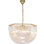 Art Glass Tube Pendant Chandelier Dining Room Hanging Lamp