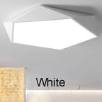 Geometric Dimmable LED Ceiling Lamps for Living Room Aisle Balcony Lighting