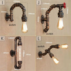 Rustic Edison Bulb Wall Sconces for Home Lighting Fixture