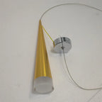 Conical Pendant Light: Modern Aluminum Industrial Lighting for Home, Living Room, Cafe.