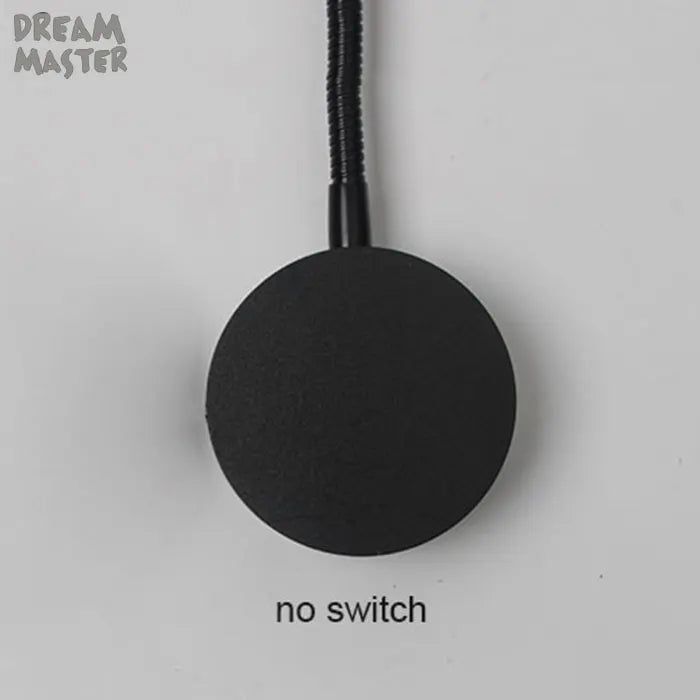 LED Mirror Light Bedside Lamp | Modern Minimalist Wall Lighting in Black