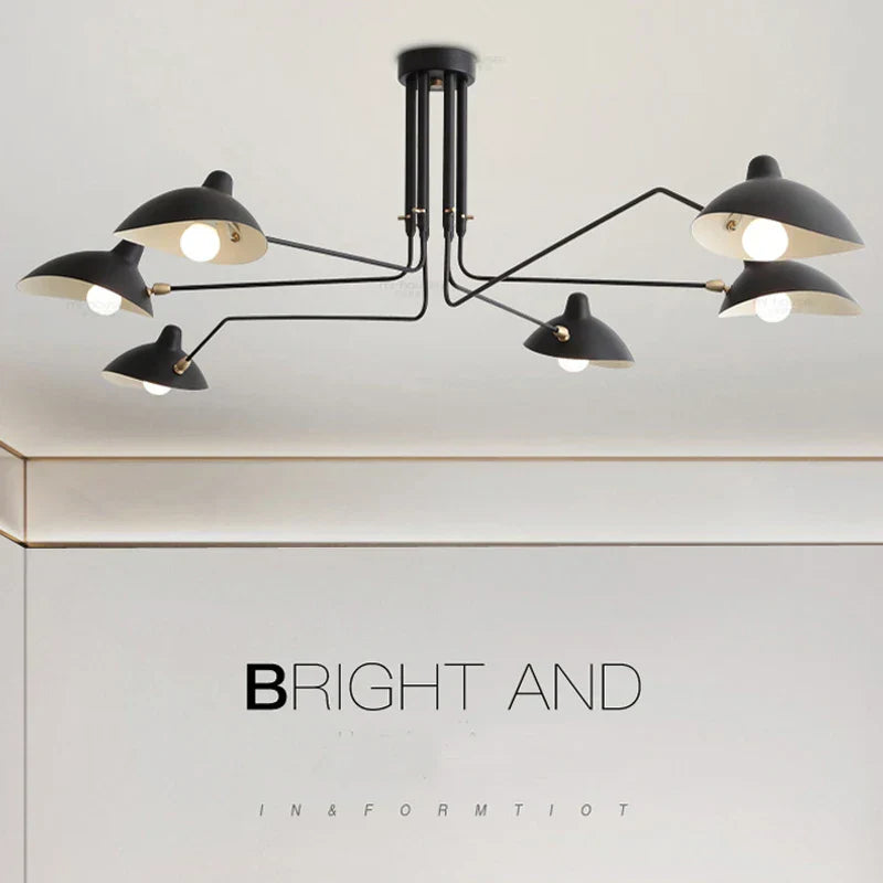 Loft Industrial Vintage Pendant Lamp & Rotating Wall Sconce for Home Decor