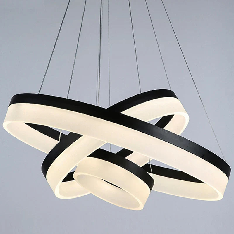 LED Ring Pendant Light Fixture for Living Room Dining Room Lighting