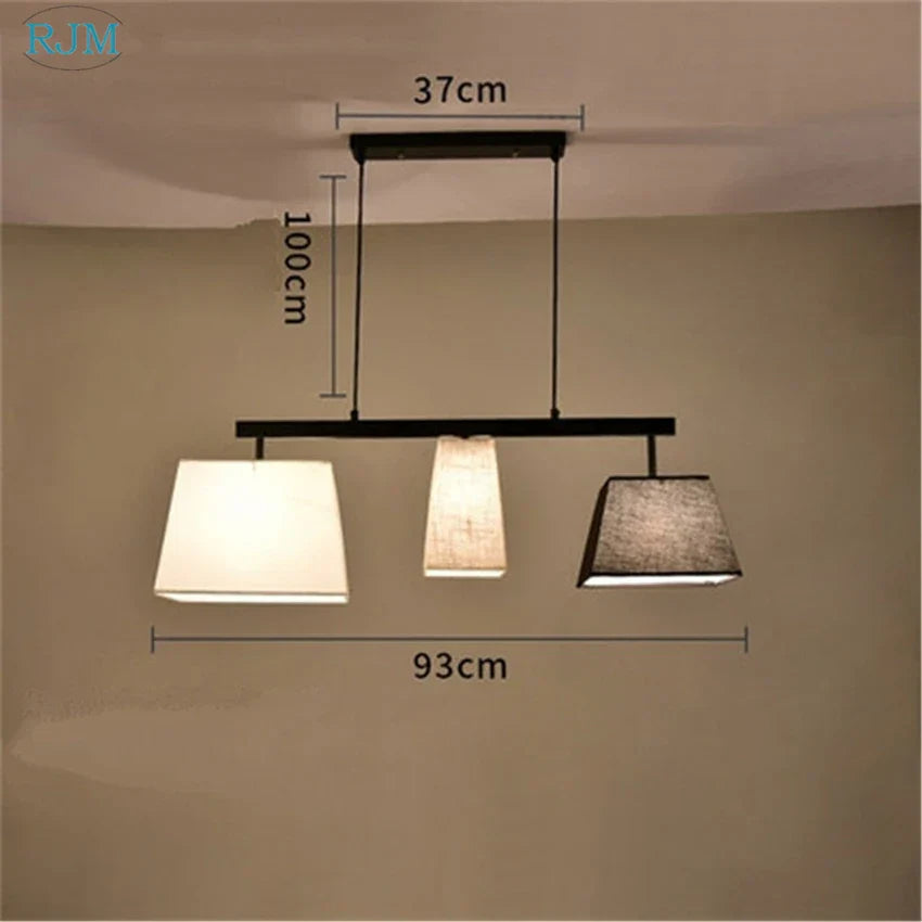 Nordic Rustic Style Chandelier for Modern Dining Room Decor