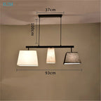 Nordic Rustic Style Chandelier for Modern Dining Room Decor