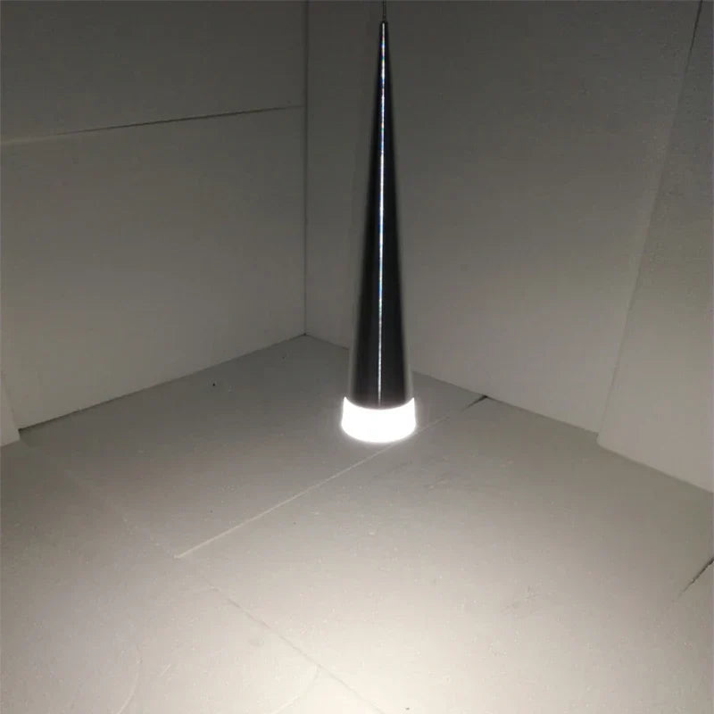 Conical Pendant Light: Modern Aluminum Industrial Lighting for Home, Living Room, Cafe.