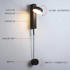 Dimmable T Style Wall Light Sconce for Living Room and Bedroom