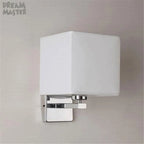 Modern Nordic Style E27 Wall Lamp Stainless Steel Bedroom Study Living Room Decor
