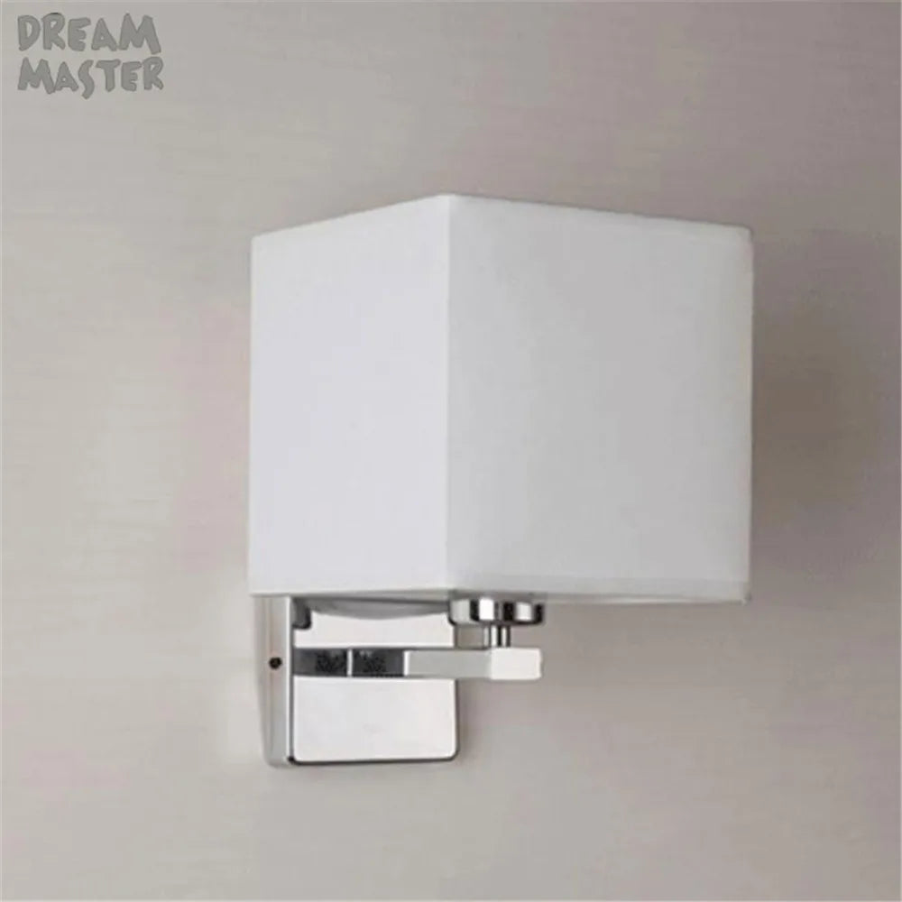 Modern Nordic Style E27 Wall Lamp Stainless Steel Bedroom Study Living Room Decor
