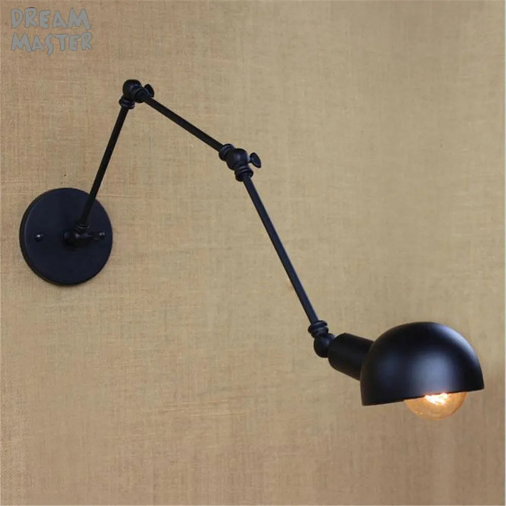 Rustic Wall Sconces Modern Wall Mounted Bedside Reading Light for Living Room