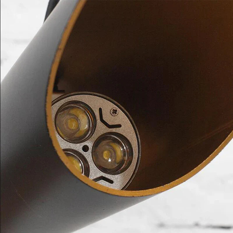 Aluminum Tube Chandelier with LED Bulb - Creative Restaurant & Bar Lighting