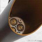 Aluminum Tube Chandelier with LED Bulb - Creative Restaurant & Bar Lighting