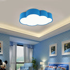 LED Cloud Kids Room Ceiling Light - Yellow Blue Red White Fixtures