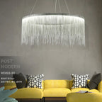 Modern Villa Art Chain Chandelier for Bedroom, Living Room, Restaurant