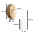 Vintage Industrial Wall Lamp Dimmable E27 Light Bulb Wall Light