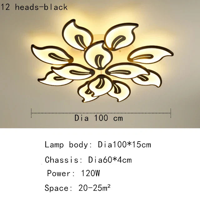 Elegant LED Ceiling Light for Living Room, Bedroom, Dining - Modern & Light Luxury