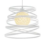 Swirl Iron Cage Pendant Light Industrial Vintage Loft Style Lamp