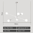 Retro Industrial Loft Sputnik Chandelier for Home Decor Dinning Cafe Bar