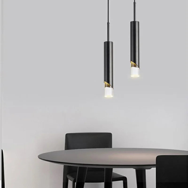 LED Pendant Lamps Acrylic Chandelier for Kitchen Island, Living Room, Office