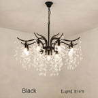 Crystal LED Chandelier: Luxury Indoor Lighting for Home, Kitchen, Living Room