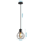 Industrial LED Pendant Ceiling Light for Home Living Room Kitchen Decor