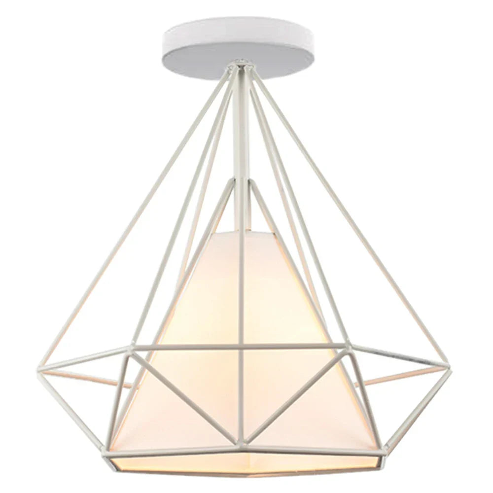 Nordic White LED Ceiling Light for Home Decor