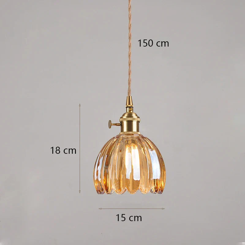 Scandinavian Glass Chandelier Lighting Modern Classic Decorative LED Pendant