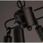 Vintage Ring Chandelier: Loft Style 6/8 Lights American Edison Wrought Iron Retro Rustic Lighting